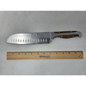 GUNTER WILHELM EXECUTIVE CHEF SERIES SANTOKU KNIFE 440C CARBON GERMAN STEEL 7"